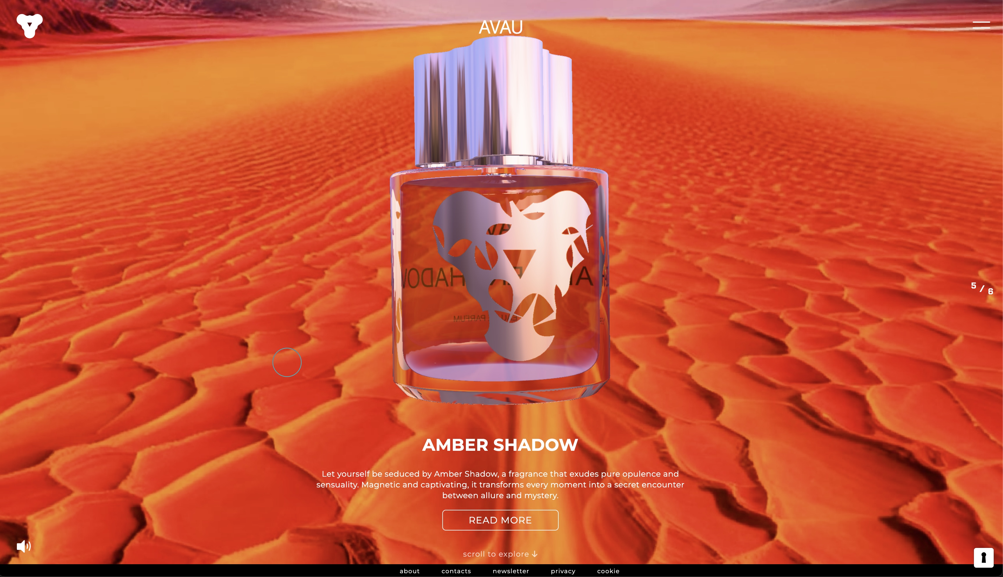 Avau - Web experience WebGL