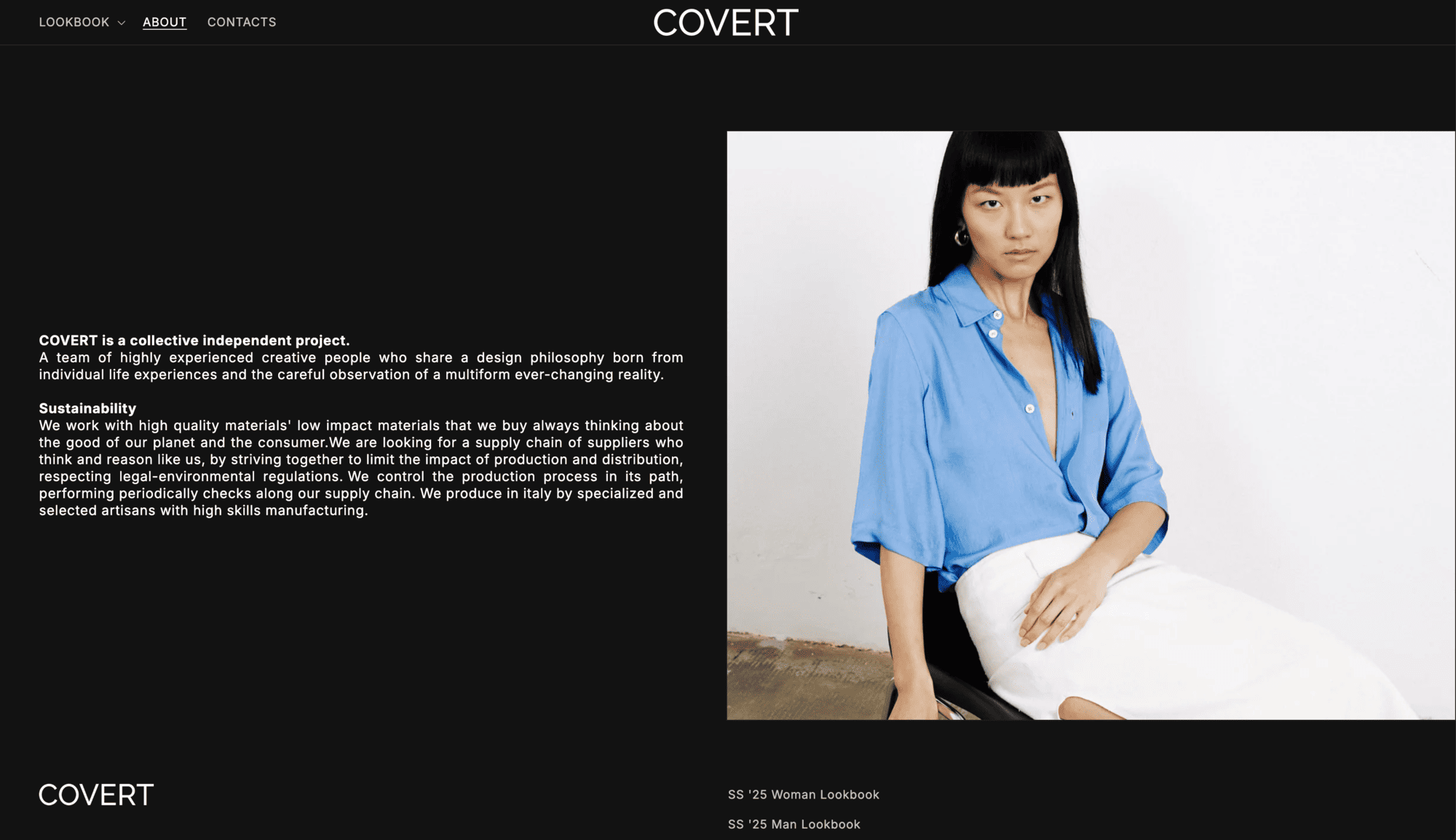 Covert - Website / E-commerce