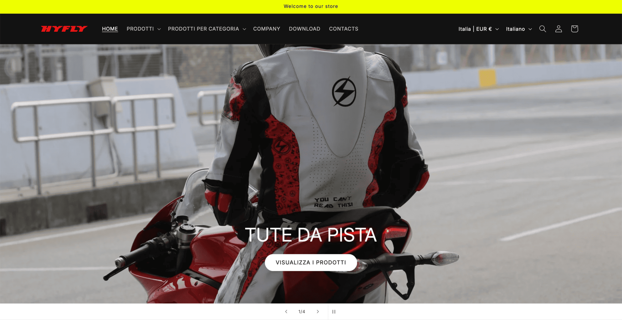 hy fly homepage